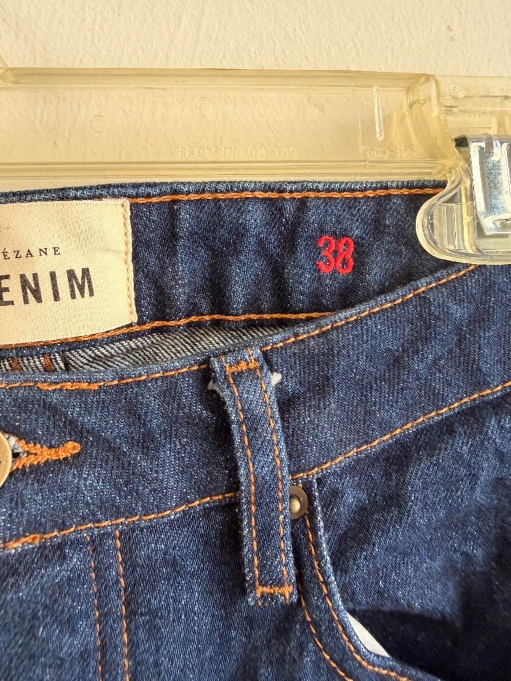 Sezane Denim jeans, size 38 (US size 6)